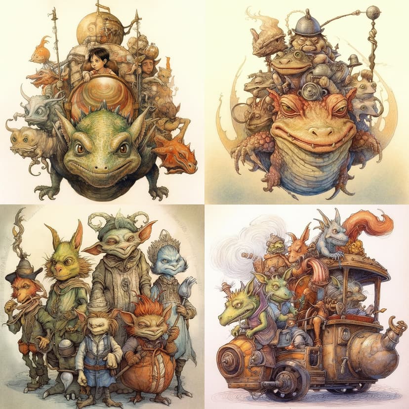 Whimsical Fantasy Illustration