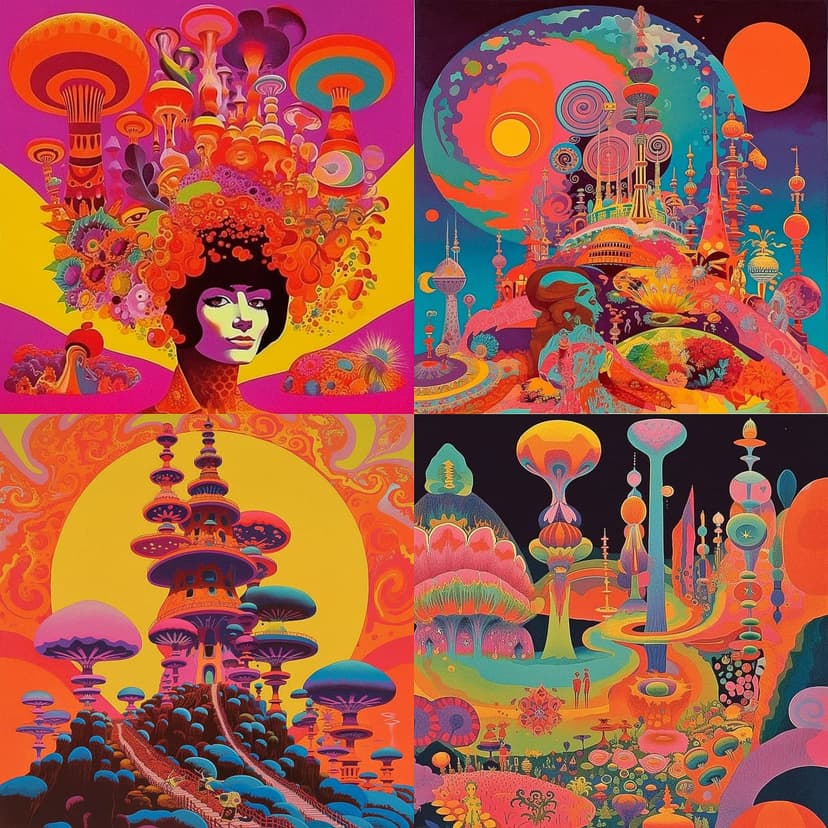 Psychedelic Pop Art