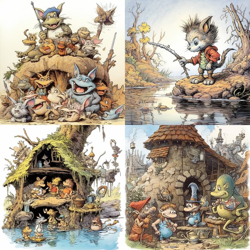 Whimsical Fantasy Illustration