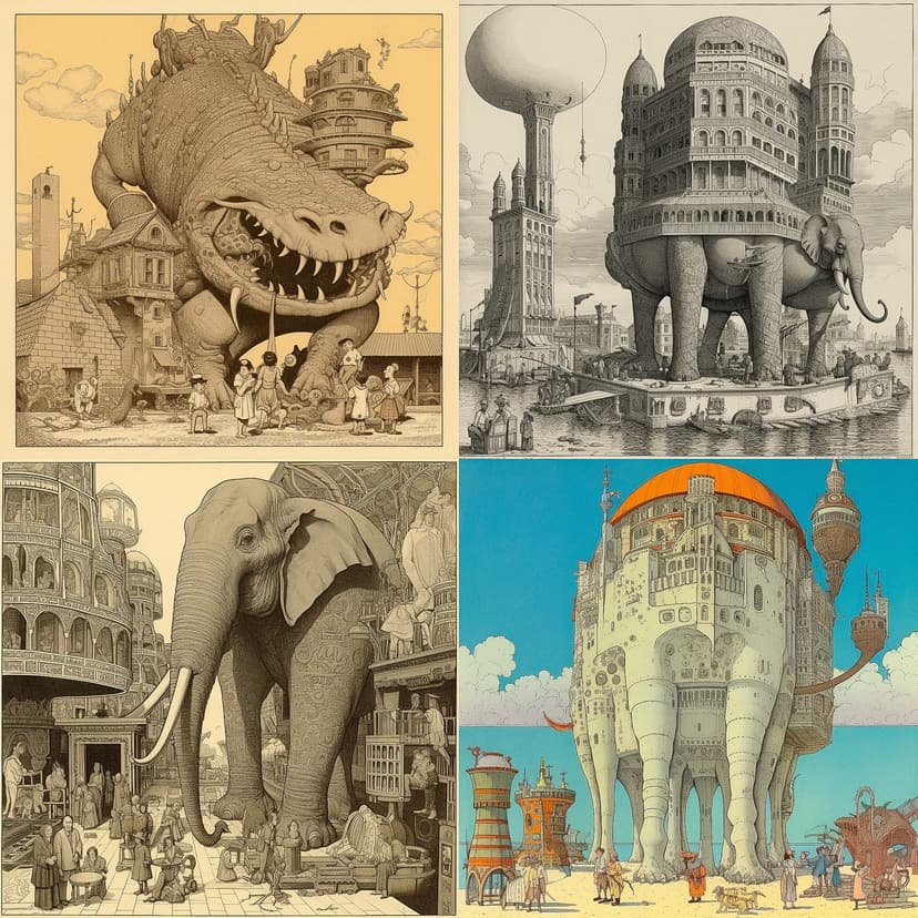 Surreal Architectural Fantasy