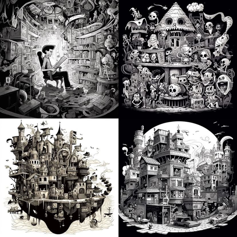 Whimsical Monochrome