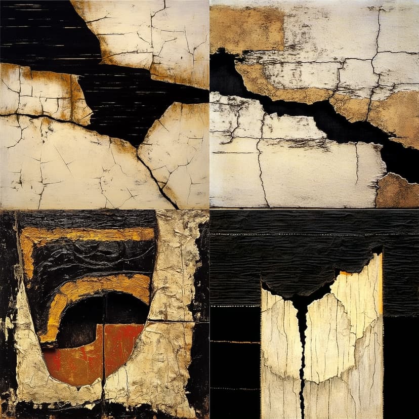 Abstract Texture Collage