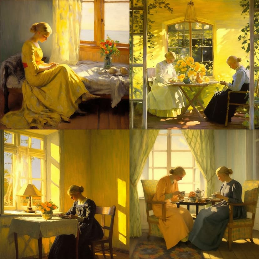 Impressionist Sunlit Interiors