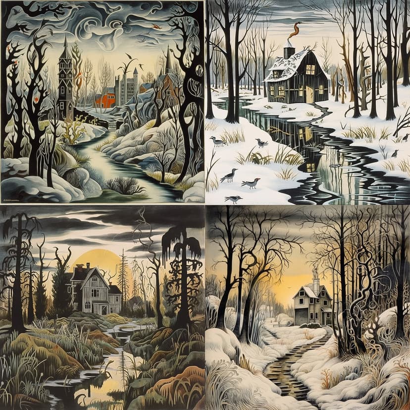 Surreal Gothic Landscape