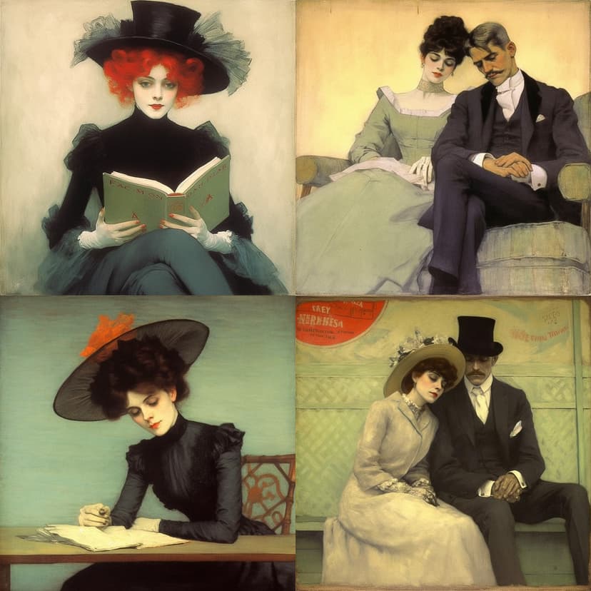 Art Nouveau Portraits